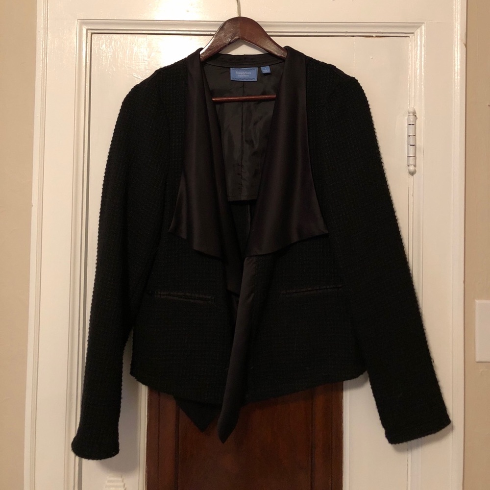 Simply Vera black textured jacket