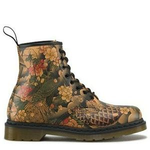 Dr. Martin's 1460 In Tan Tattoo Sleeve Softy T