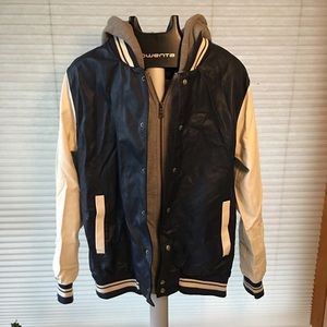 Varsity Bomber Jacket / Hoodie Combo | Large