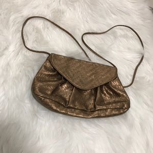 Gold Crossbody shoulder bag