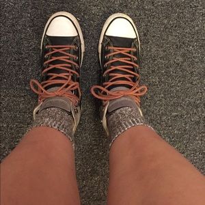 High-top Converse, size 8.5