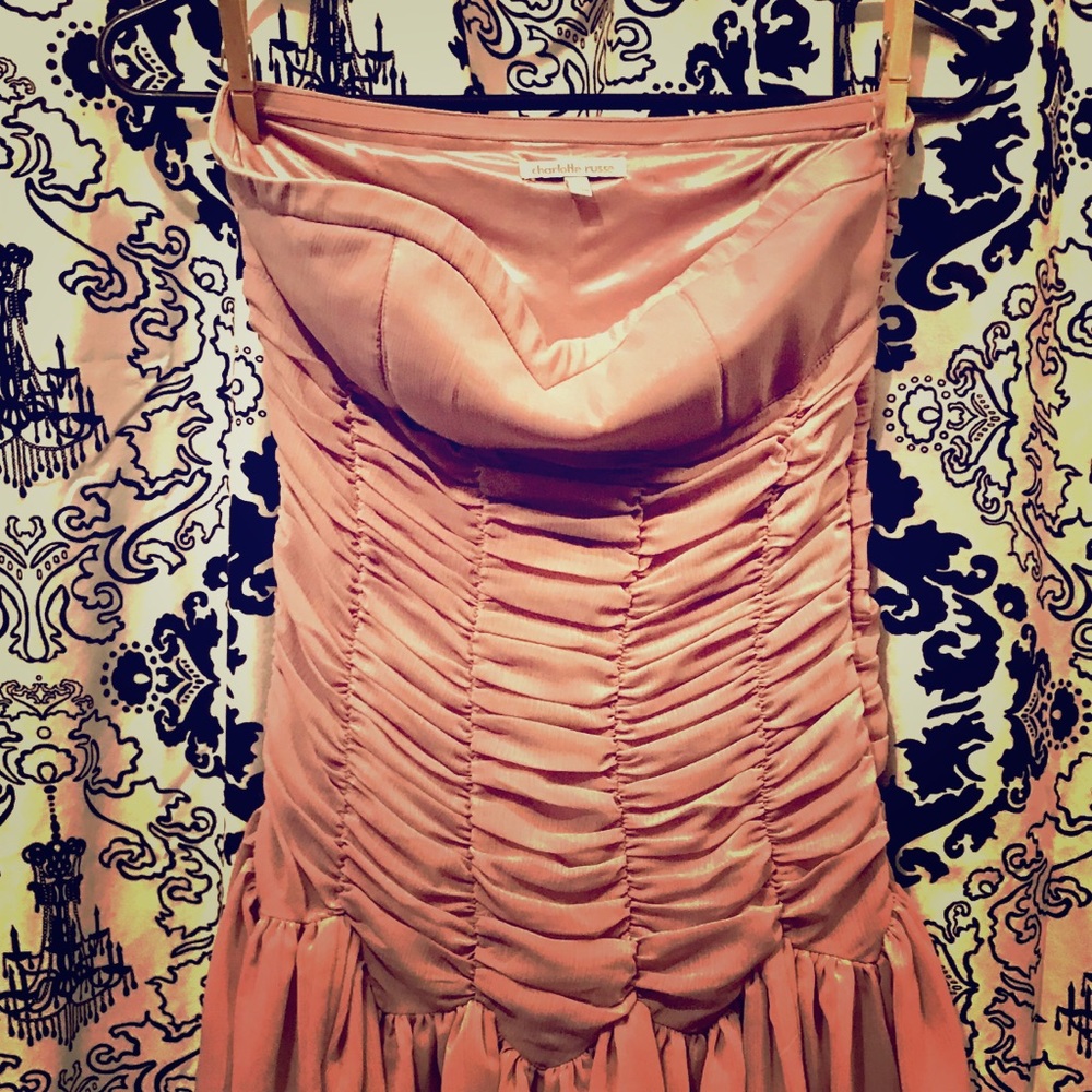 Charlotte Russe Blush Cocktail/Formal Dress