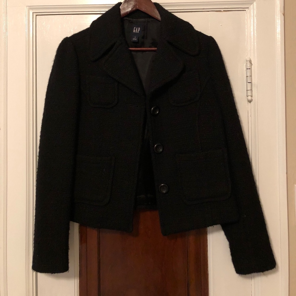Gap Black Wool Jacket