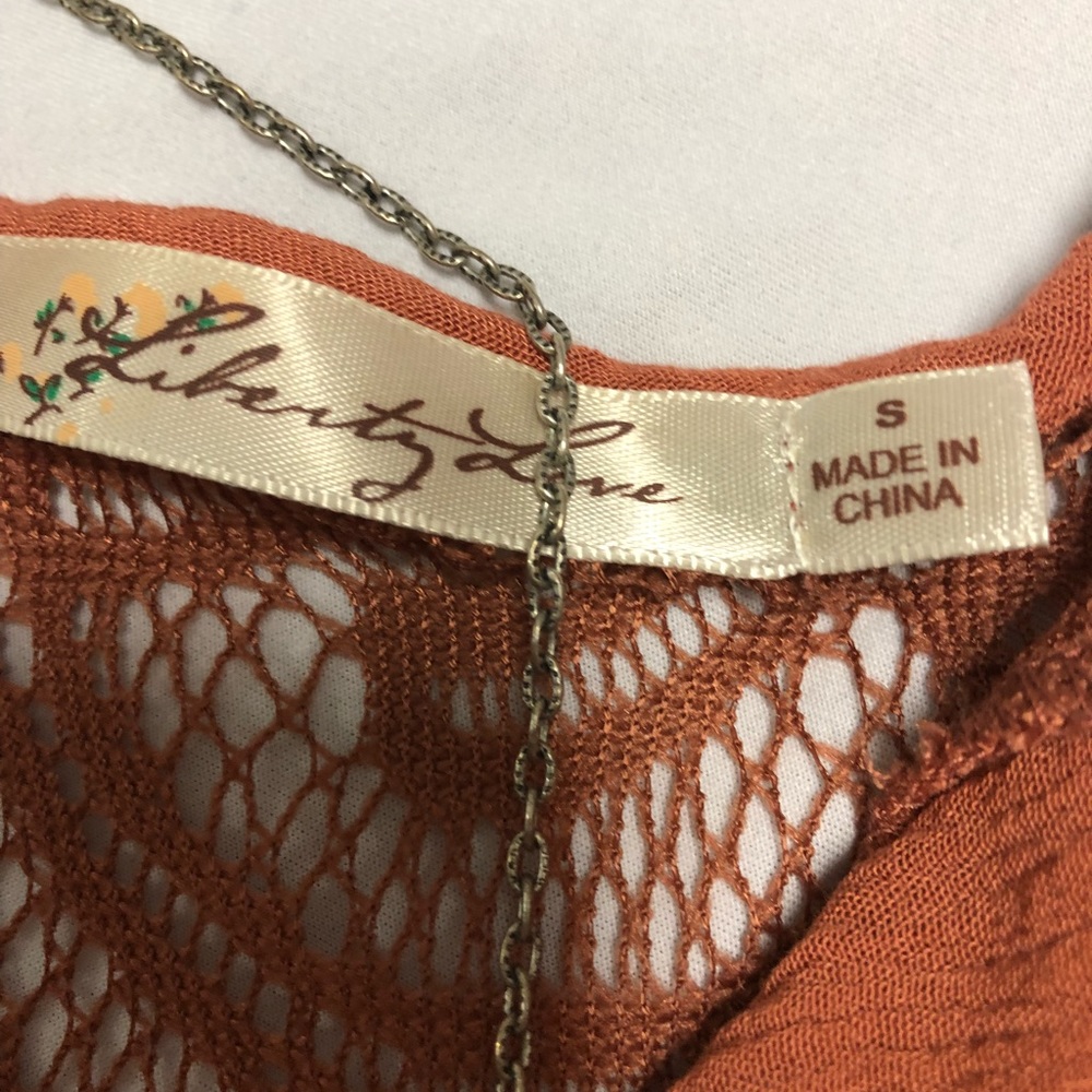 Rust Colored Tunic Top - Picture 2 of 2