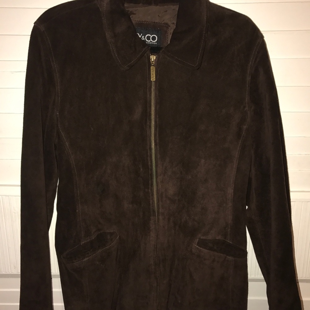 Suede brown jacket