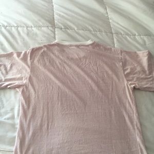 Brandy Melville Pink Striped Tee