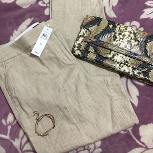 NWT Ann Taylor Kate Fit Tailored Ankle Trousers