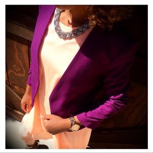 Magenta blazer