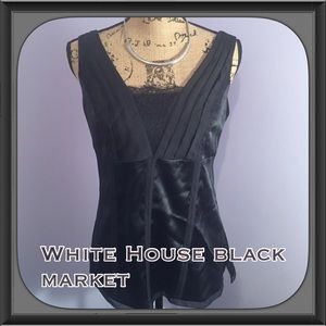 White House black market silk tank