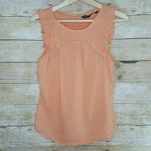 Zara Peach Sleeveless Top Size XS