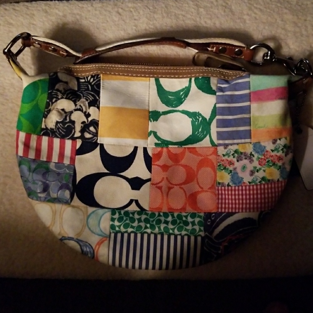 Coach multicolored purse