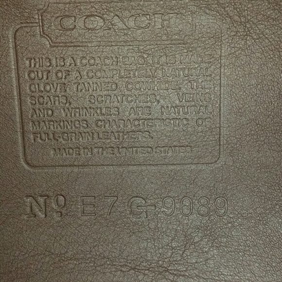 PRICE FIRM COACH ASHEVILLE BROWN LEATHER BAG🔥. - Picture 5 of 8