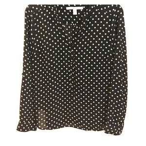 Lauren Conrad Polka Dot Blouse