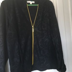 Black fleece jacket