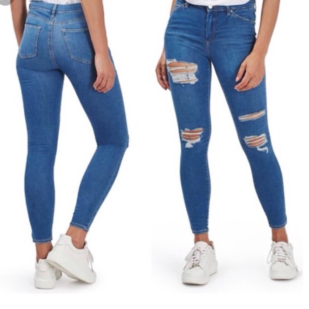 Topshop Moto Leigh Jeans 28x30