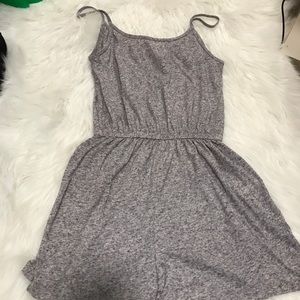 Heathered Gray Romper
