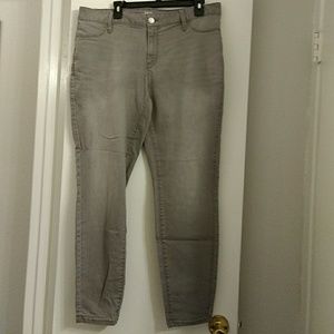 ANA Skinny Jeans Light Gray 16W