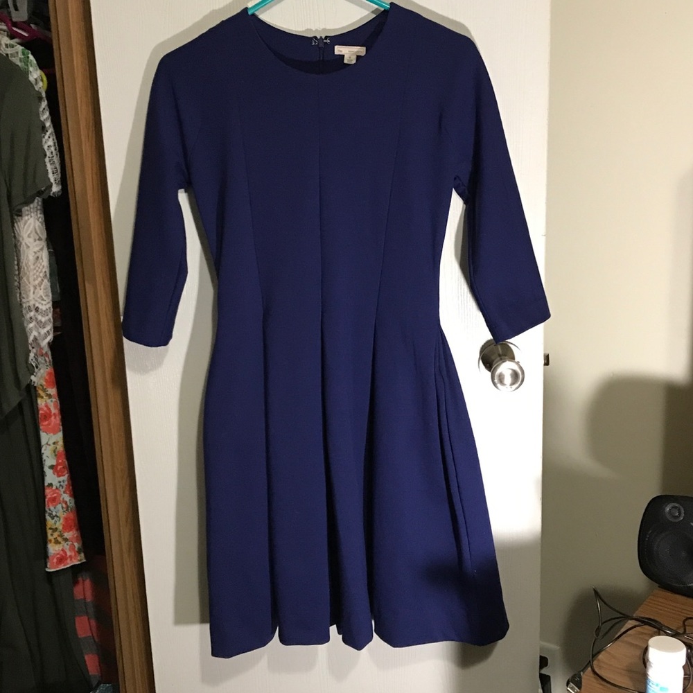 Gap 3/4 sleeves indigo dress