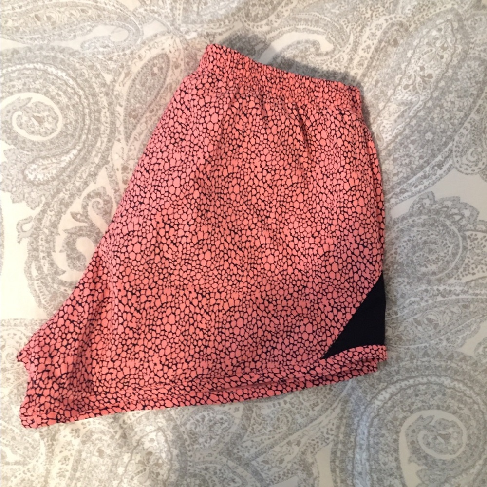 Pink and black Nike running shorts size Small