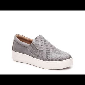Steve Madden gray slip-on sneakers