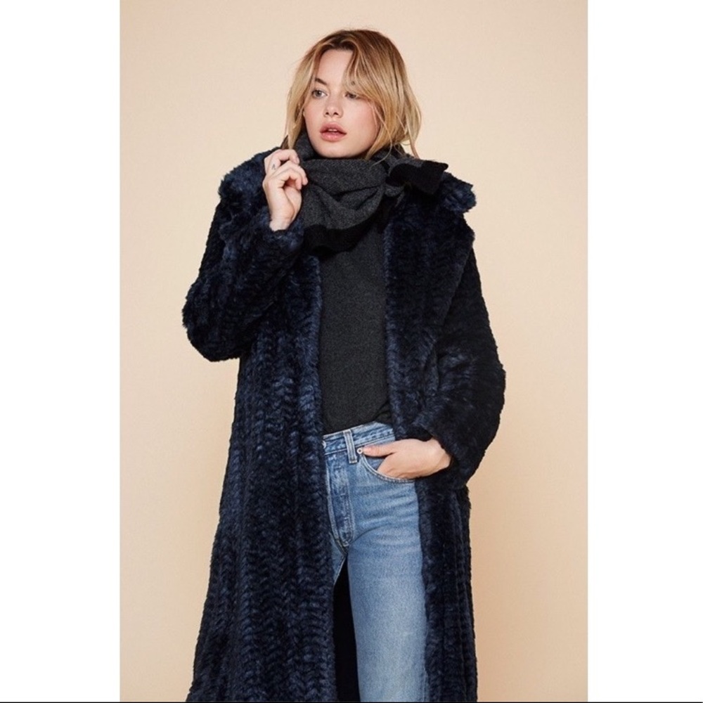 Black Faux Fur Coat *SOLD* - Picture 8 of 8