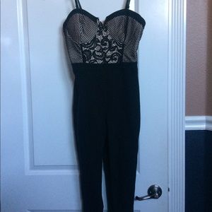 Lace Bodice Jumpsuit