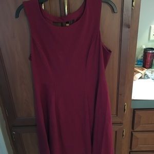 Lauren Conrad Maroon Dress