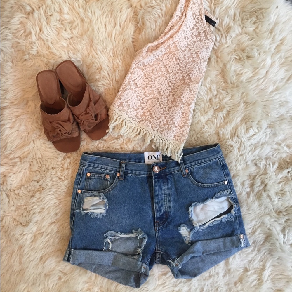 One teaspoon charger shorts Sz 28