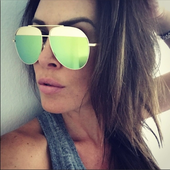 NEW 🥂 GILDED GOLD SUNNIES | REFLECTIVE GREEN - Picture 6 of 7