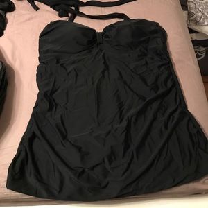 Black bathing suit top