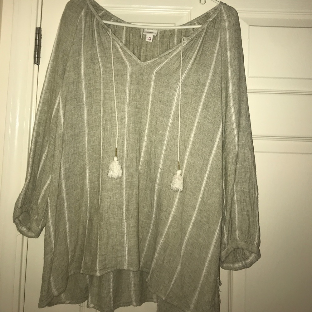 Lovely green shirt!