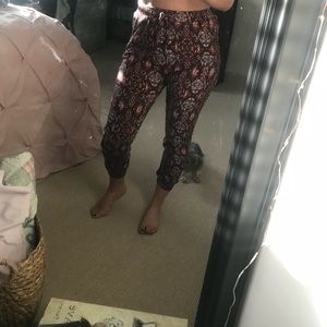 Soft patterned joggers