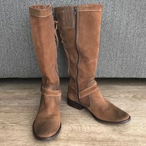 Matisse Suede Boho Distressed Riding Moto Boots 7