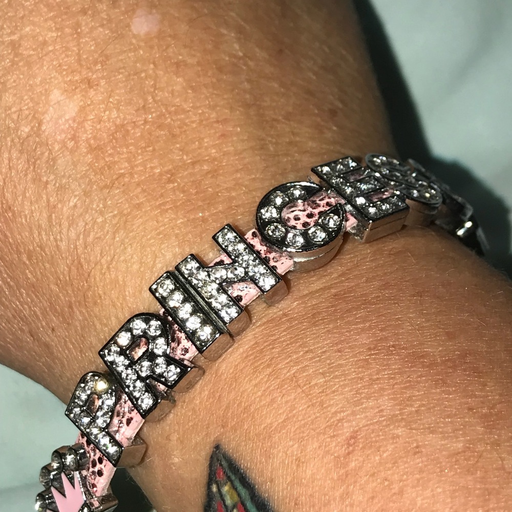 Pink cz PRINCESS ADJUSTABLE BRACELET