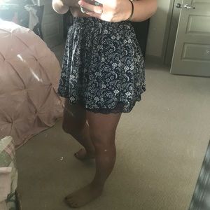 Sheer and Lace floral skirt