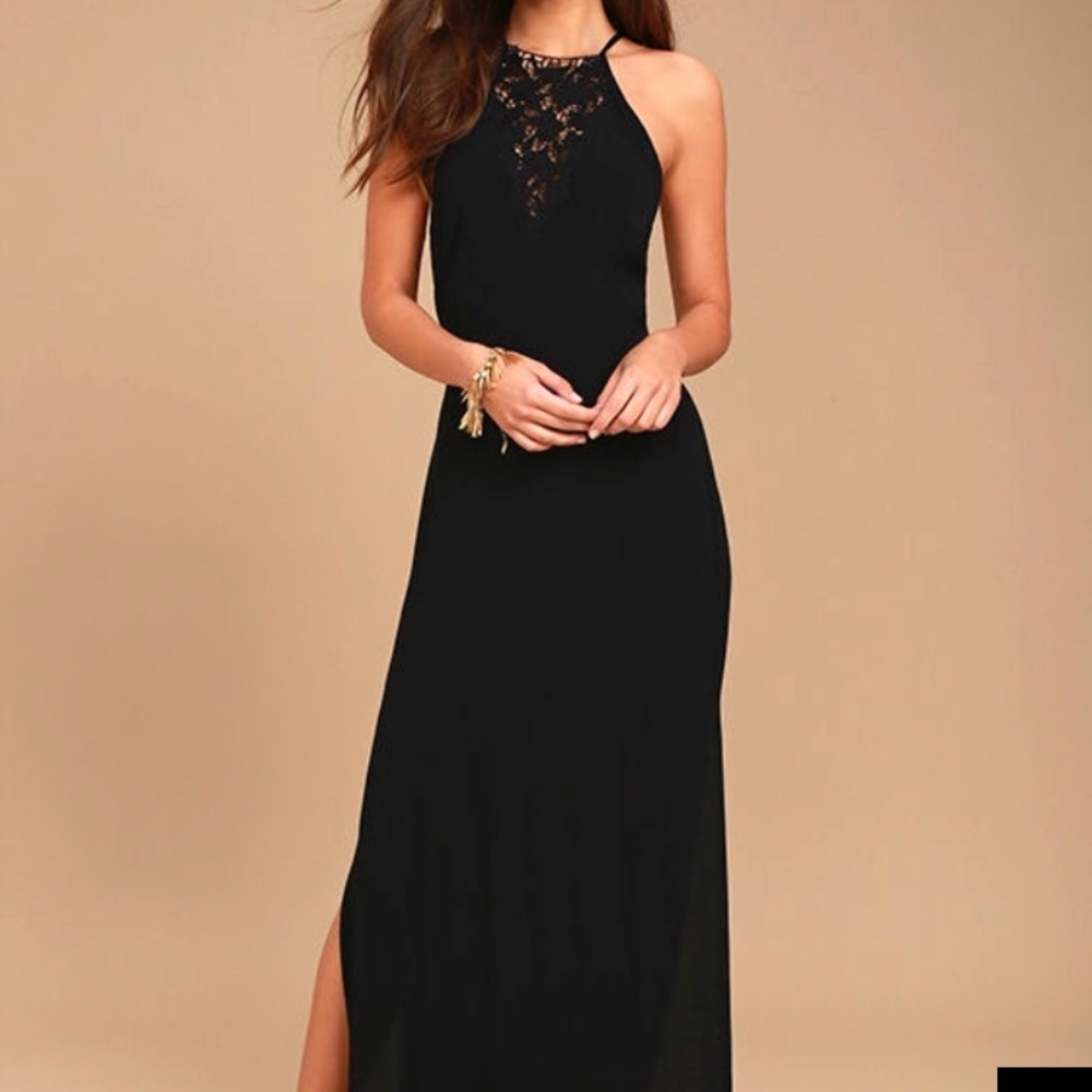 ASTR The Label Black Dress - Picture 1 of 3