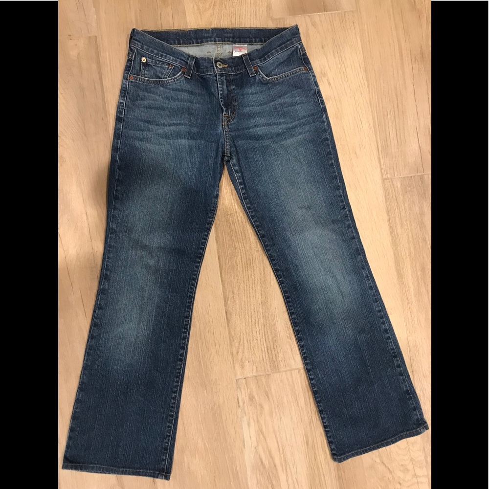 LUCKY BRAND JEANS BOOT CUT 10/30 MID RISE FLARE