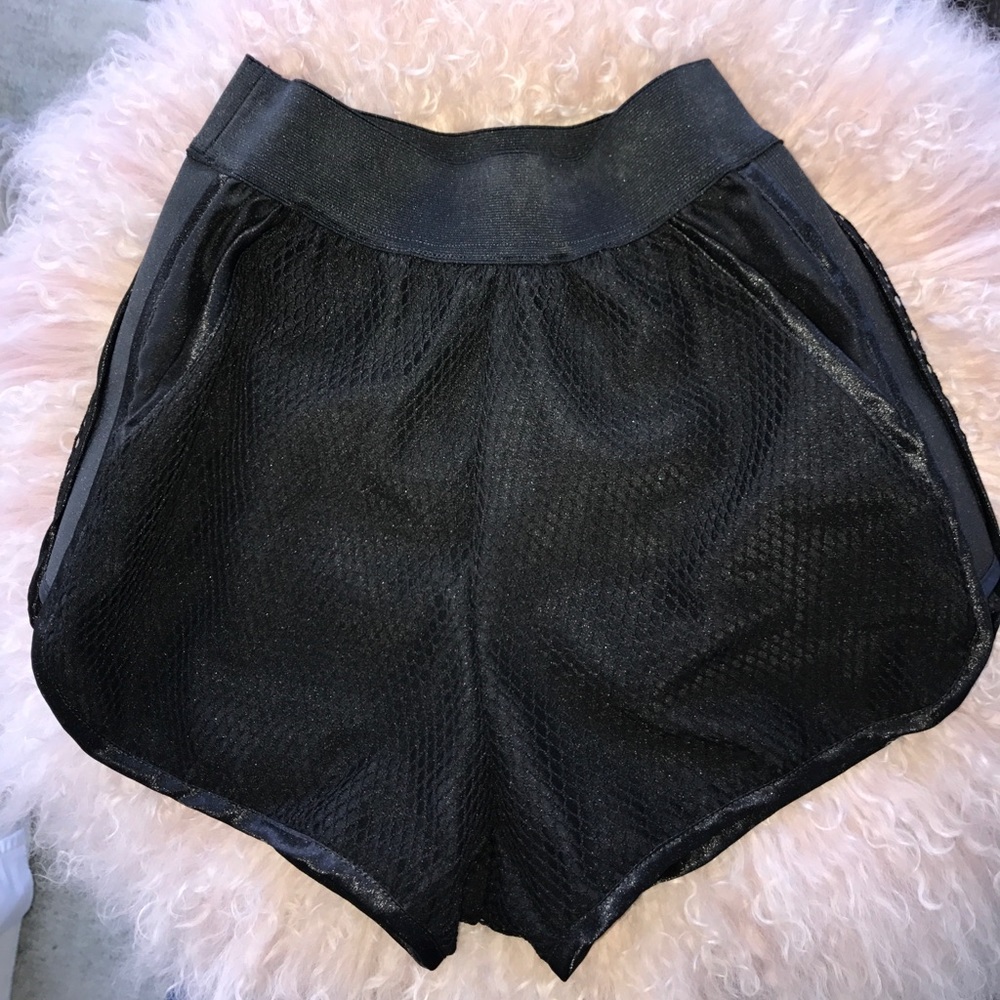 Nun Bangkok Black mesh shorts