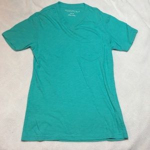 Mens Aeropostale V-Neck Pocket Tee