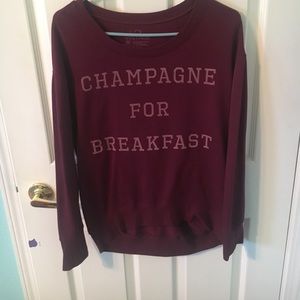Champagne For Breakfast long sleeve
