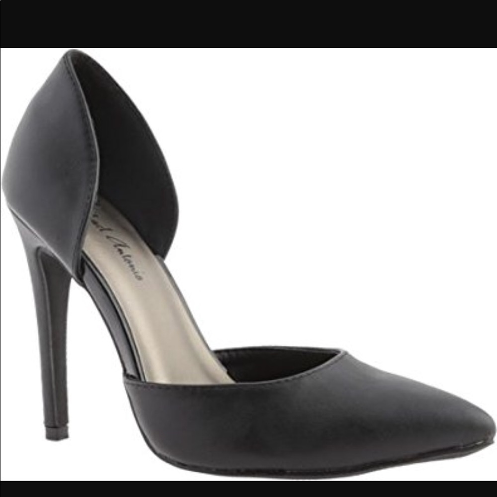 Michael Antonio black D’Orsay pumps