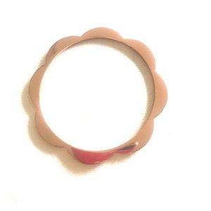 KATE SPADE SCALLOPED BANGLE- ROSE GOLD
