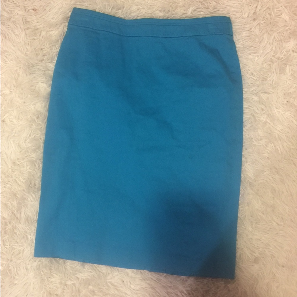 H&M teal pencil skirt