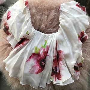 Floral Crop Top by Winston White / Planet Blue