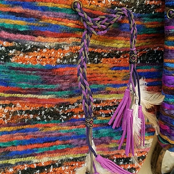 Last One Hippie Carpet Bucket Bag - Picture 3 of 7