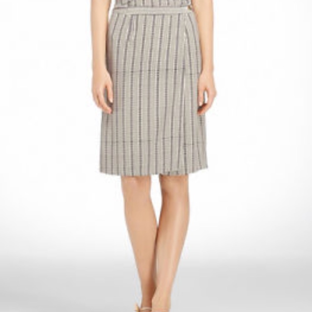 Tory Burch Caleb Wrap Silk Skirt