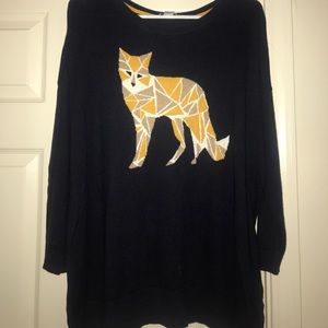 Fox sweater!! Adorable!!