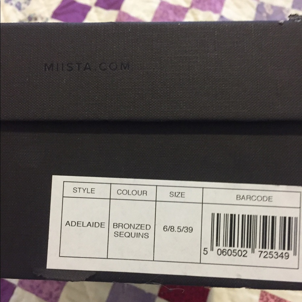 MIISTA Adelaide Bronze sequins - Picture 3 of 5