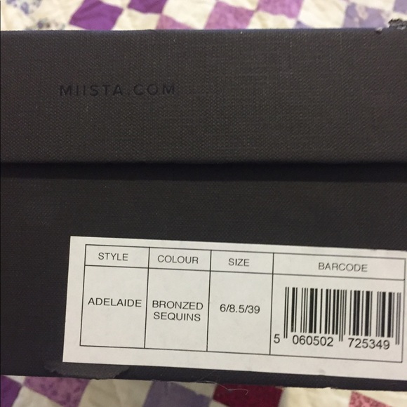 MIISTA Adelaide Bronze sequins - Picture 3 of 5