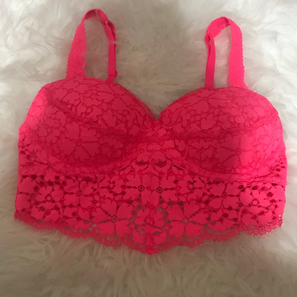 Pink bralette size extra small